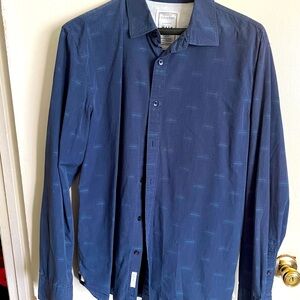 Calvin Klein Striped Navy Shirt